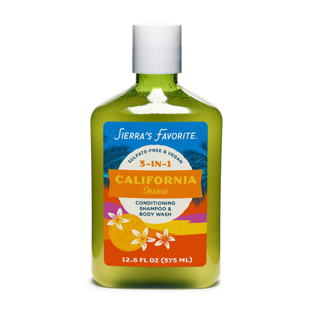 California Orange (3-in-1) Shampoo &amp; Body Wash (12 oz)