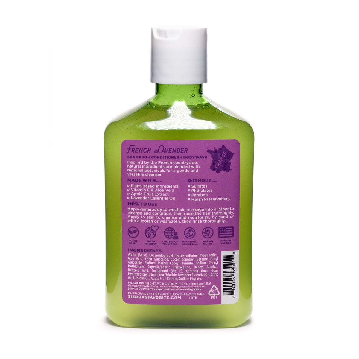 French Lavender Fruit (3-in-1) Shampoo &amp; Body Wash (12 oz)